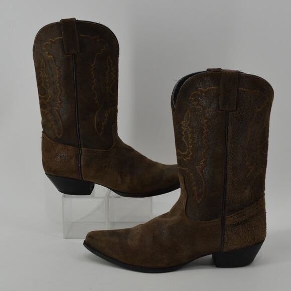 Dingo Womens Size 9 Cowboy Boots Brown Leather Western - Picture 6 of 16